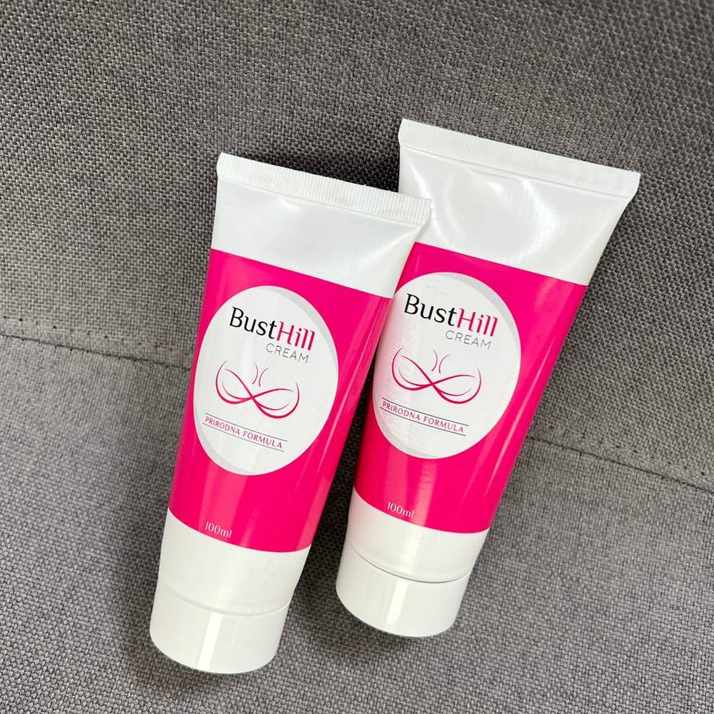 BustHill krema za dekolte, ružičasto-bijela tuba od 100 ml