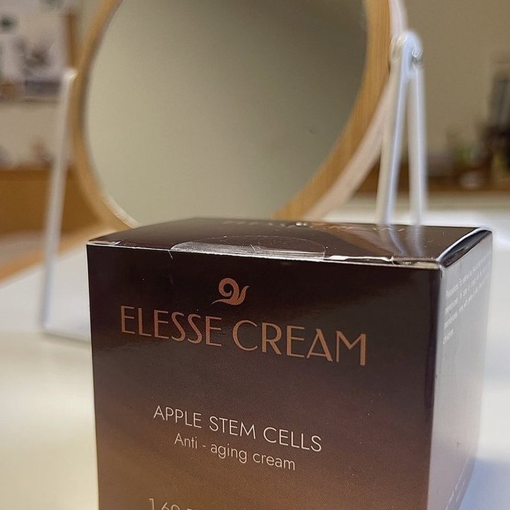 Elesse Cream, bijela tegla kreme od 50 ml s otvorenim poklopcem