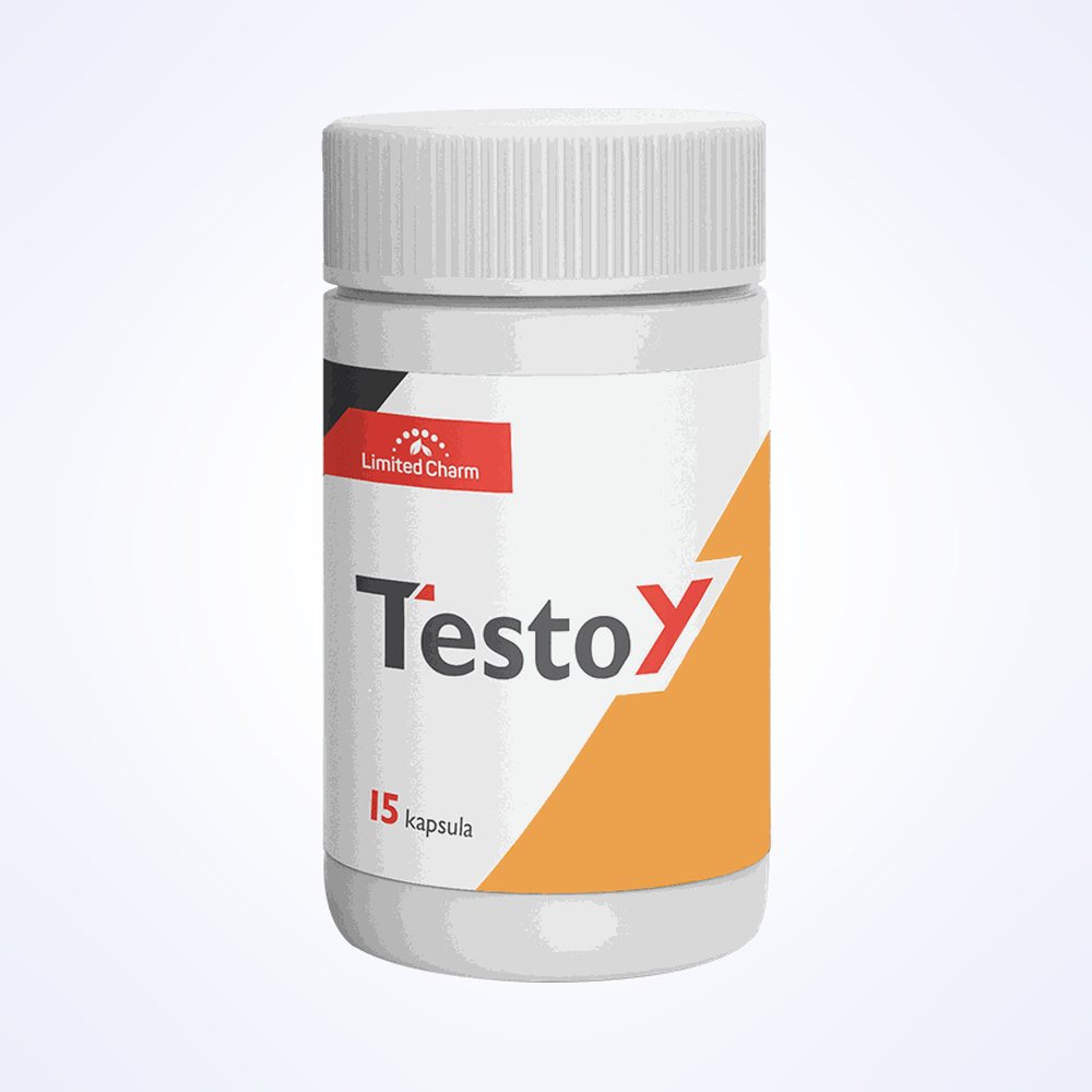 TestoY, mala bijela bočica s 15 kapsula